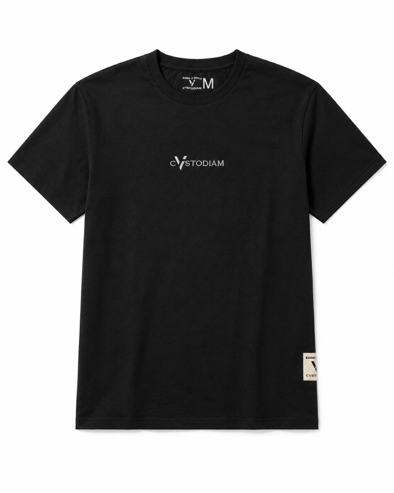 Camiseta Negro, vista frontal