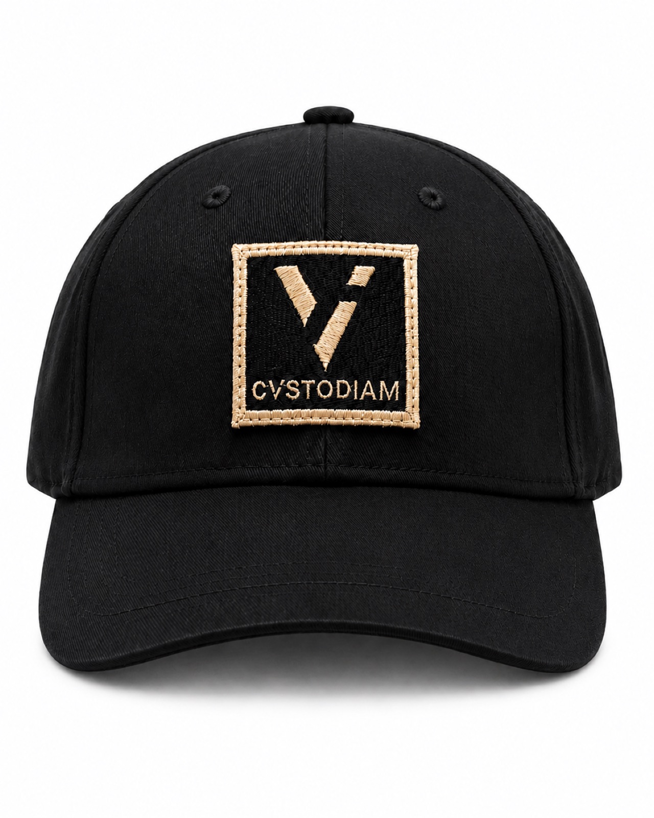 Gorra Negro / Crema, vista frontal