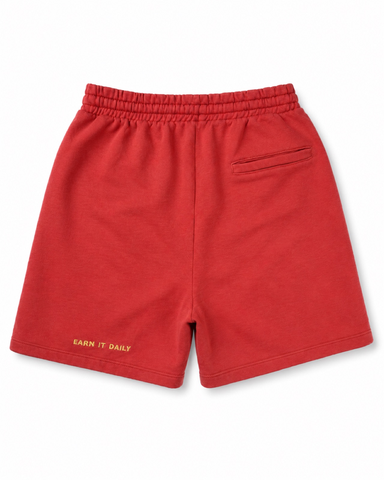 Pantalón corto Rojo / Oro, vista trasera
